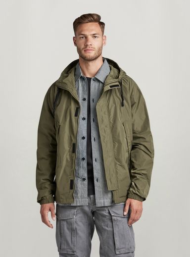 Sporty Hooded Jacket